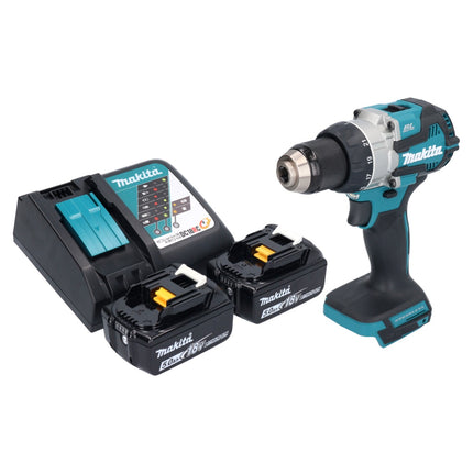 Makita DDF 489 RT Perceuse-visseuse sans fil 18 V 73 Nm Brushless + 2x batterie 5,0 Ah + chargeur