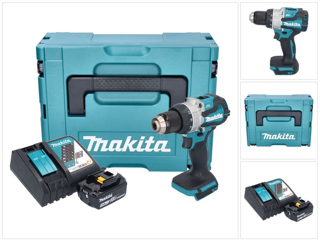 Makita DDF 489 RF1J Perceuse-visseuse sans fil 18 V 73 Nm Brushless + 1x batterie 3,0 Ah + chargeur + Makpac