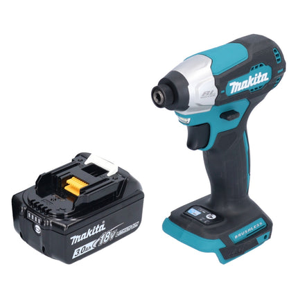 Makita DTD 157 F1 Clé à choc sans fil 18 V 140 Nm 1/4'' Brushless + 1x batterie 3,0 Ah - sans chargeur