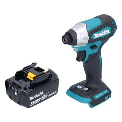 Makita DTD 157 M1 Clé à choc sans fil 18 V 140 Nm 1/4'' Brushless + 1x batterie 4,0 Ah - sans chargeur
