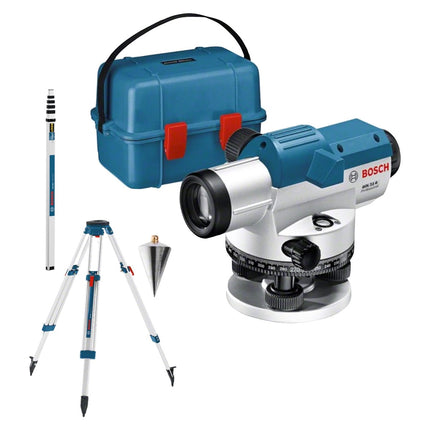 Bosch GOL 32 G Professional niveau optique 400 Gon 120 m IP 54 ( 06159940AY ) + trépied BT 160 + règle graduée GR 500 + coffret