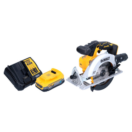 DeWalt DCS 565 E1 Scie circulaire 18 V 165 mm Brushless + 1x batterie Powerstack 1,7 Ah + chargeur