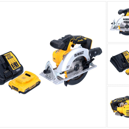 DeWalt DCS 565 D1 Scie circulaire portative sans fil 18 V 165 mm Brushless + 1x batterie 2,0 Ah + chargeur