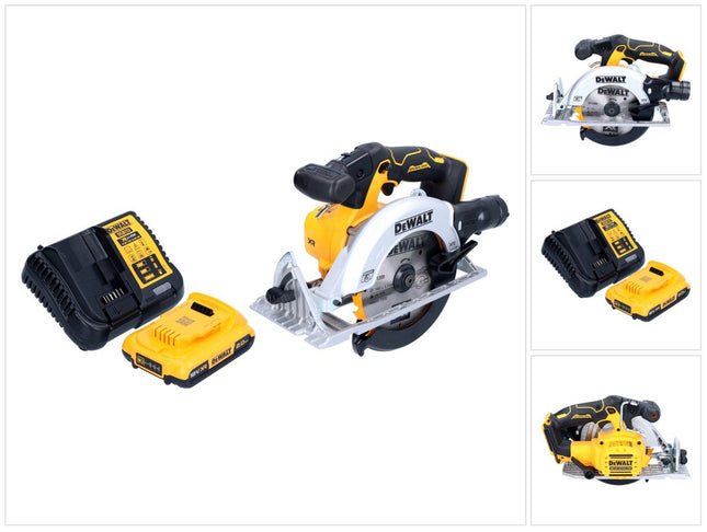 DeWalt DCS 565 D1 Scie circulaire portative sans fil 18 V 165 mm Brushless + 1x batterie 2,0 Ah + chargeur