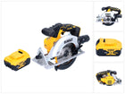 DeWalt DCS 565 N Scie circulaire 18 V 165 mm Brushless + 1x batterie 5,0 Ah - sans chargeur