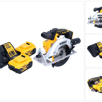 DeWalt DCS 565 P2 Scie circulaire 18 V 165 mm Brushless + 2x batterie 5,0 Ah + chargeur