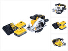 DeWalt DCS 565 H2 Scie circulaire portative sans fil 18 V 165 mm Brushless + 2x Powerstack batterie 5,0 Ah + chargeur
