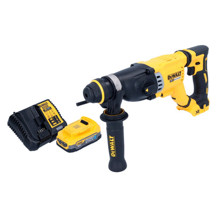 DeWalt DCH 263 E1 Marteau perforateur burineur sans fil 18 V 3 J SDS Plus Brushless + 1x Powerstack Batterie 1,7 Ah + Ladegert