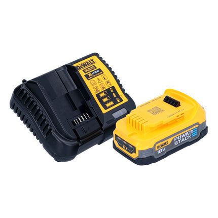DeWalt DCH 263 E1 Marteau perforateur burineur sans fil 18 V 3 J SDS Plus Brushless + 1x Powerstack Batterie 1,7 Ah + Ladegert