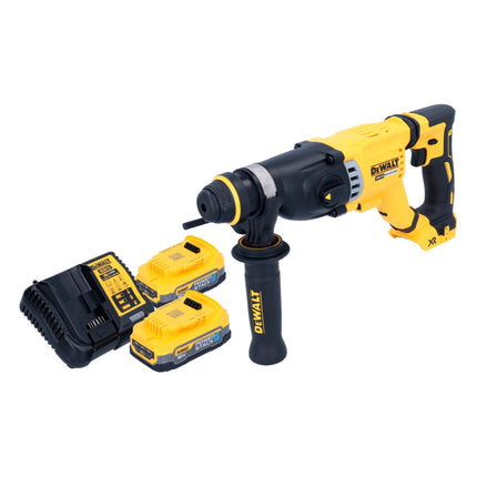DeWalt DCH 263 E2 Marteau perforateur burineur sans fil 18 V 3 J SDS Plus Brushless + 2x Powerstack Batterie 1,7 Ah + Ladegert