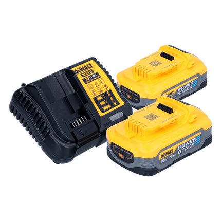 DeWalt DCH 263 H2 Marteau perforateur burineur sans fil 18 V 3 J SDS Plus Brushless + 2x Powerstack Batterie 5,0 Ah + Ladegert