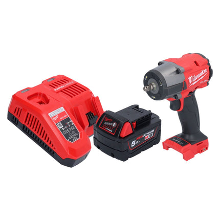 Milwaukee M18 FMTIW2F38-501 Clé à choc sans fil 18 V 745 Nm 3/8'' Brushless + 1x batterie 5,0 Ah + chargeur