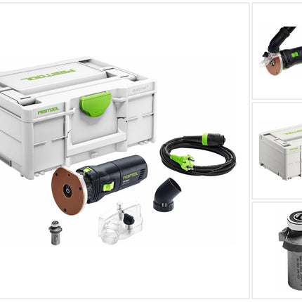 Festool OFK 500 Q-Plus R3 fraiseuse de chant 450 W + fraise à arrondir 3 mm + Systainer ( 576225 )