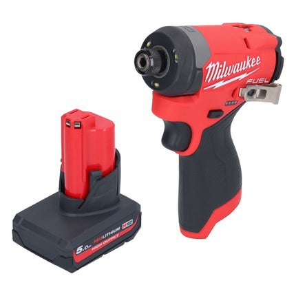 Milwaukee M12 FID2-501 Clé à choc sans fil 12 V 170 Nm 1/4" Brushless + 1x batterie 5,0 Ah - sans chargeur