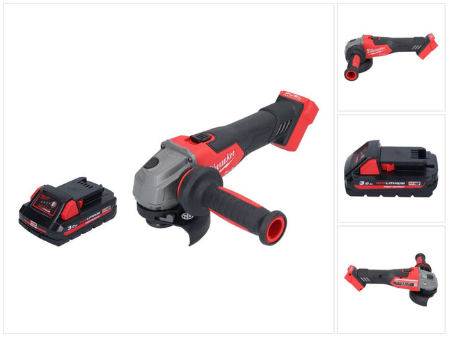 Milwaukee M18 FSAG115X-301 Meuleuse d'angle sans fil 18 V 115 mm Brushless + 1x batterie 3,0 Ah - sans chargeur