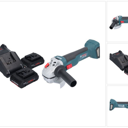 Bosch GWS 18V-10 Professional Meuleuse angulaire sans fil 18 V 115 mm Brushless + 2x batterie ProCORE 4,0 Ah + chargeur