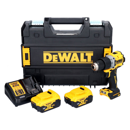 DeWalt DCD 805 P2T Perceuse-visseuse à percussion sans fil 18 V 90 Nm Brushless + 2x batterie 5,0 Ah + chargeur + TSTAK