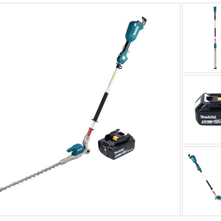 Makita DUN 500 WT Taille-haies sans fil 18 V 50 cm Brushless + 1x batterie 5,0 Ah - sans chargeur