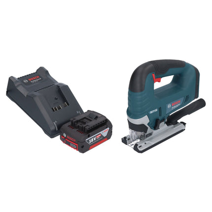Bosch GST 18V-125 B Professional Scie sauteuse sans fil 18 V 125 mm Brushless + 1x batterie 4,0 Ah + chargeur