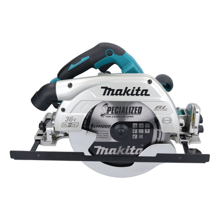 Makita DHS 900 G2U scie circulaire portative sans fil 36 V ( 2x 18 V ) 235 mm sans balais + 2x batterie 6,0 Ah + adaptateur Bluetooth - sans kit de chargement
