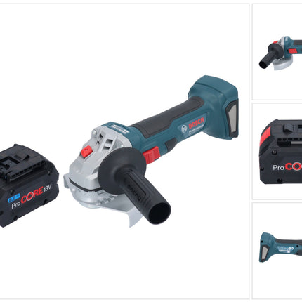 Bosch GWS 18V-7 Professional Meuleuse angulaire sans fil 18 V 125 mm Brushless + 1x batterie ProCORE 8,0 Ah - sans chargeur