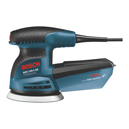 Bosch GEX 125-1 AE Professional Ponceuse excentrique 250 watts 125 mm ( 0601387504 ) + coffret