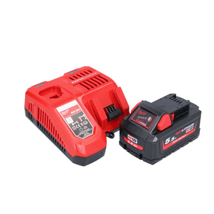 Milwaukee M18 FRAD2-551 perceuse d'angle sans fil 18 V 122 Nm Brushless + 1x batterie 5,5 Ah + kit chargeur