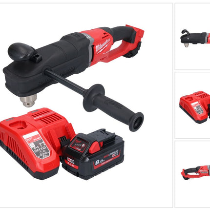 Milwaukee M18 FRAD2-801 Perceuse d'angle sans fil 18 V 122 Nm Brushless + 1x batterie 8,0 Ah + chargeur