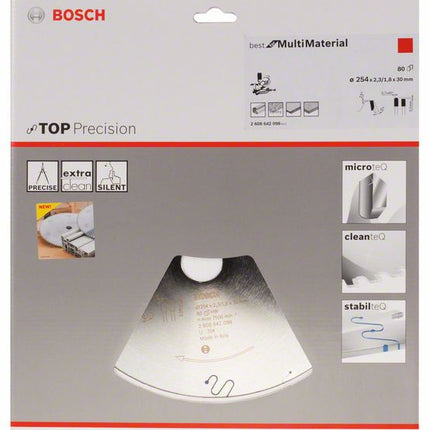 BOSCH Lame de scie circulaire Ø extérieur 254 mm nombre de dents 80 HLTCG ( 8000342277 )