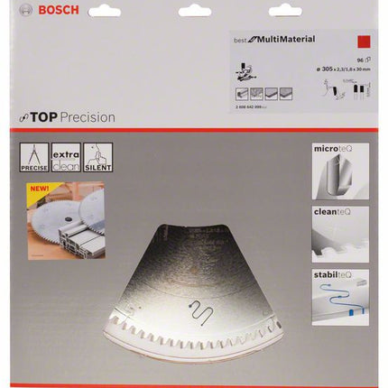 BOSCH Lame de scie circulaire Ø extérieur 305 mm nombre de dents 96 HLTCG ( 8000342278 )