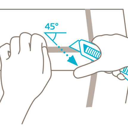 MARTOR Couteau de sécurité SECUNORM 500 L. 143 mm l. 16 mm H. 36 mm ( 4000818066 )