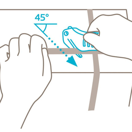 MARTOR Couteau de sécurité SECUMAX 320 L. 155 mm l. 11 mm H. 54 mm ( 4000817993 )