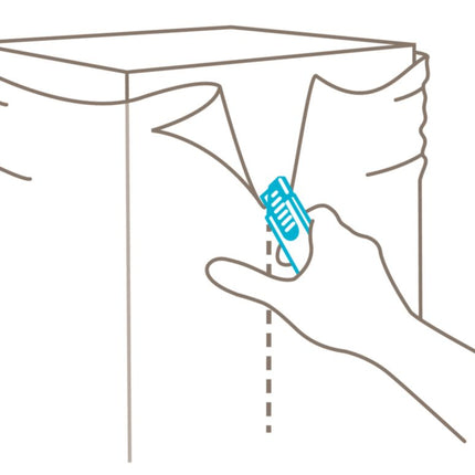 MARTOR Couteau de sécurité SECUNORM HANDY no. 445 L. 100 mm l. 7,8 mm H. 25,5 mm ( 4000817784 )