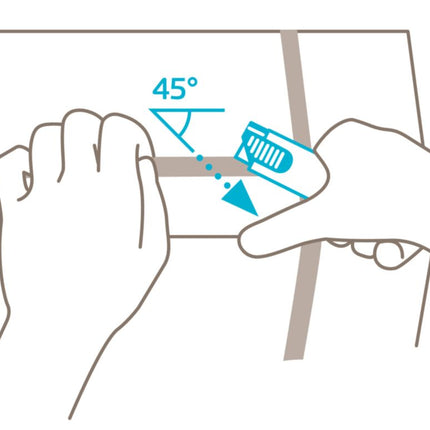 MARTOR Couteau de sécurité SECUNORM HANDY no. 444 L. 100 mm l. 7,8 mm H. 25,5 mm ( 4000817780 )