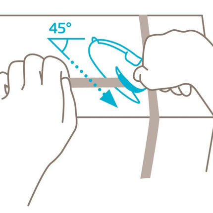 MARTOR Couteau de sécurité SECUMAX EASYSAFE L. 207 mm l. 10 mm H. 66 mm ( 4000817838 )