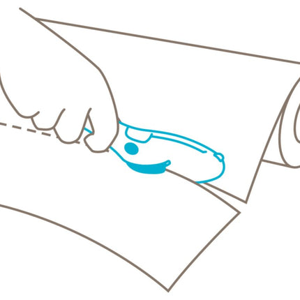 MARTOR Couteau de sécurité SECUMAX EASYSAFE L. 207 mm l. 10 mm H. 66 mm ( 4000817838 )