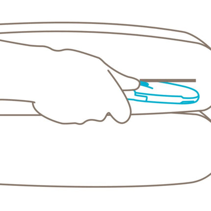 MARTOR Couteau de sécurité SECUMAX EASYSAFE L. 207 mm l. 10 mm H. 66 mm ( 4000817838 )