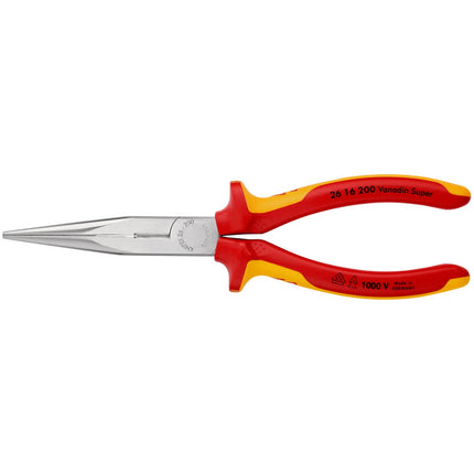 KNIPEX Pince à becs plats, ronds  longueur 200 mm ( 4000810355 )