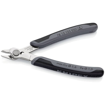 KNIPEX Pince coupante latérale électronique Super-Knips® longueur 125 mm forme 1 ( 4000810520 )