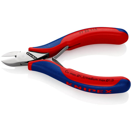 KNIPEX pince coupante latérale pour l'électronique longueur 115 mm forme 2 ( 4000810741 )