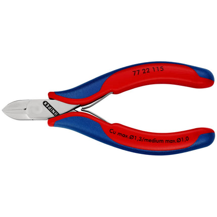 KNIPEX pince coupante latérale pour l'électronique longueur 115 mm forme 2 ( 4000810741 )