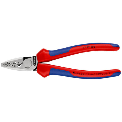 KNIPEX Pince pour embouts de câble  longueur totale 180 mm ( 4000810647 )