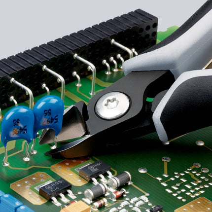 KNIPEX Pince coupante électronique de précision  longueur 120 mm forme 0 ( 4000810833 )