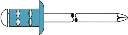 GESIPA Rivet POP PolyGrip® tige de rivet D. x l 3,2 x 8 mm ( 4000813785 )