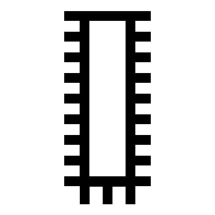 PFERD Lime d'atelier DIN 7261 L. 250 mm coupe transv. 25 x 6 mm ( 4000840173 )