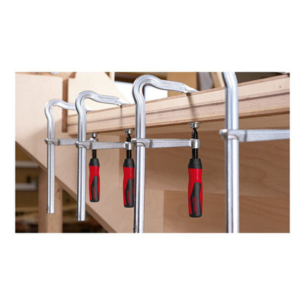 BESSEY Serre-joints tout acier OMEGA envergure 250 mm col de cygne 120 mm ( 4000831472 )