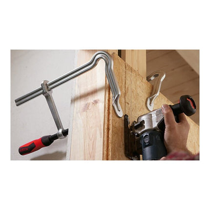 BESSEY Serre-joints tout acier OMEGA envergure 250 mm col de cygne 120 mm ( 4000831472 )