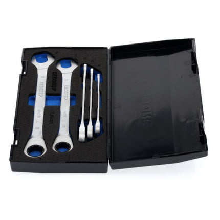 GEDORE Jeu de clés mixtes à cliquet 7R-005 5 pcs. ouverture de clés 8-19 mm ( 4000821988 )