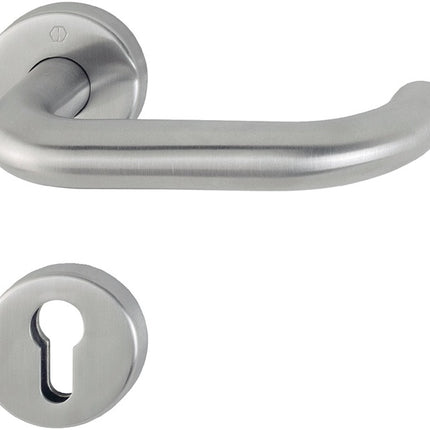 HOPPE Garniture coupe-feu Paris FS-E58/42H/42HS/138 Acier inoxydable F69 D/K ( 3000203109 )