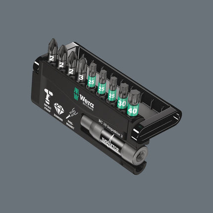 WERA Assortiment d'embouts Bit-Check 10 Impaktor 1 10 pièces ( 4000829046 )